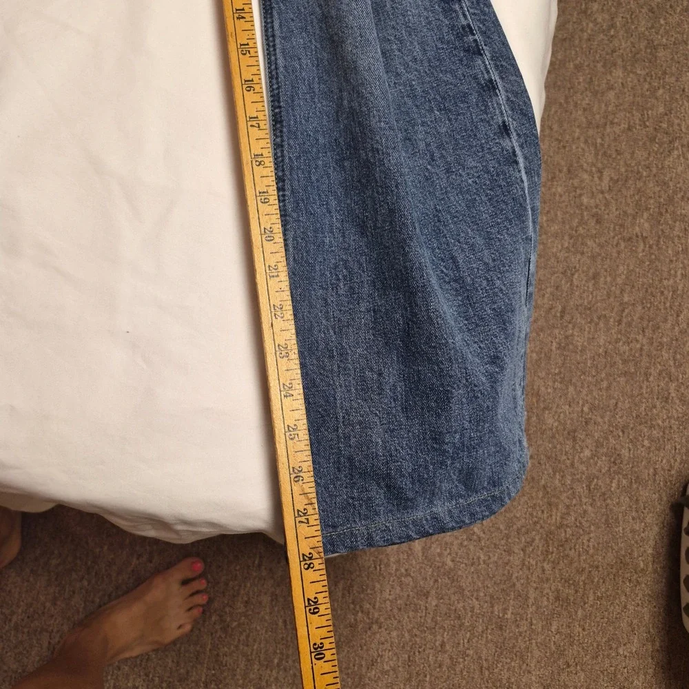 Banana Republic Mens HR Bootcut Jeans Medium Wash Blue Size 30 Stretch Denim